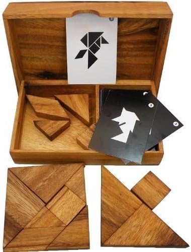 Logic Tangram Set with Play Cards - Image 2